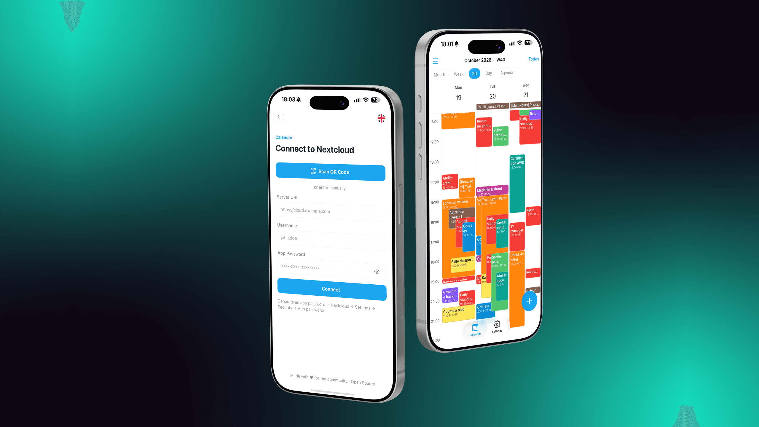 Nextcloud Calendar Mobile