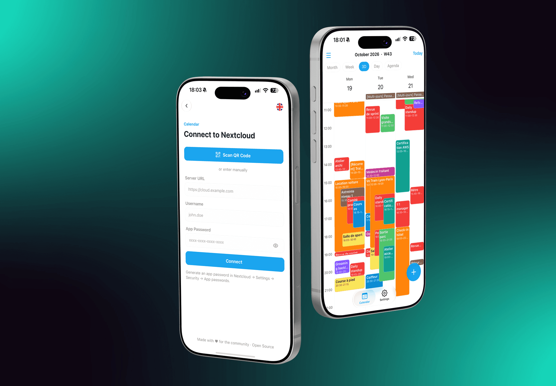 Nextcloud Calendar Mobile