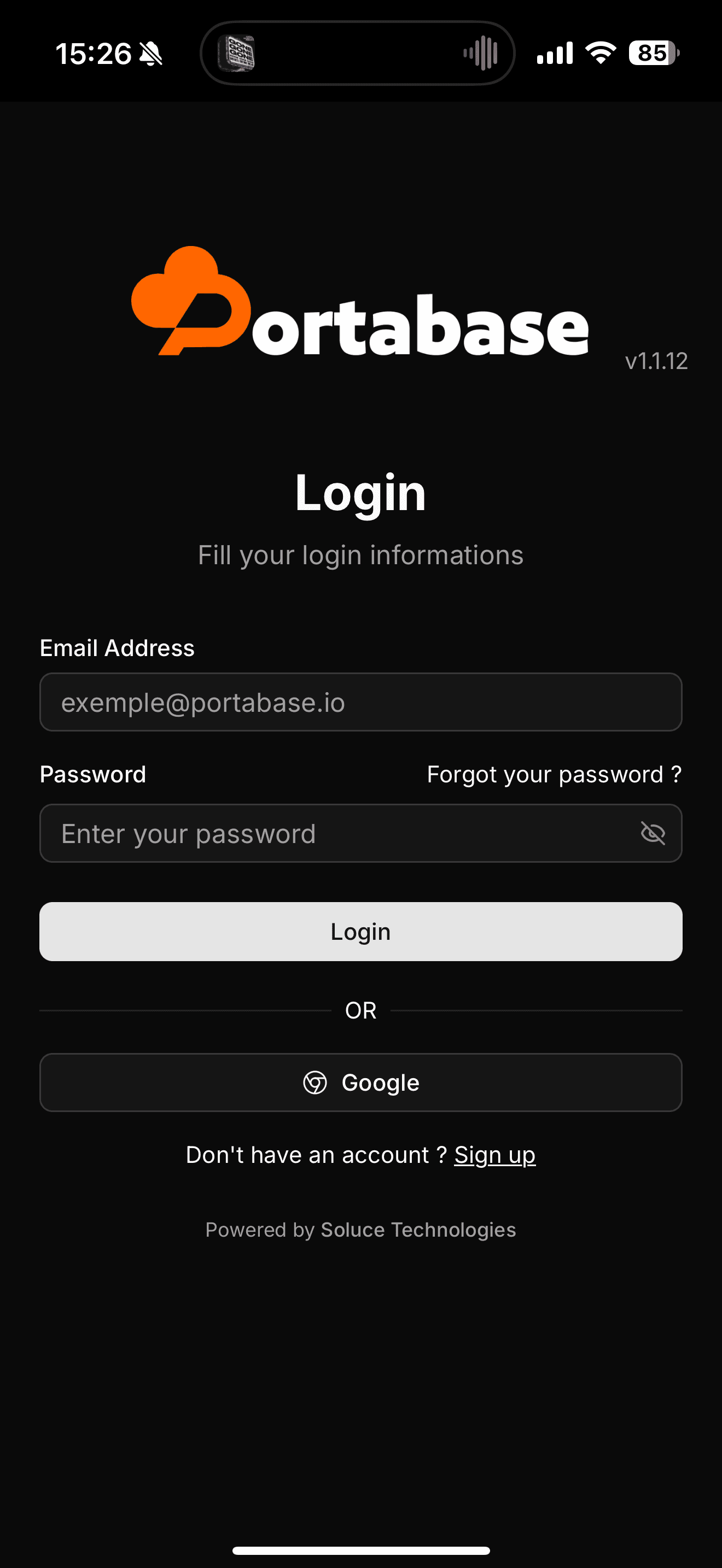 Portabase 2 - iphone
