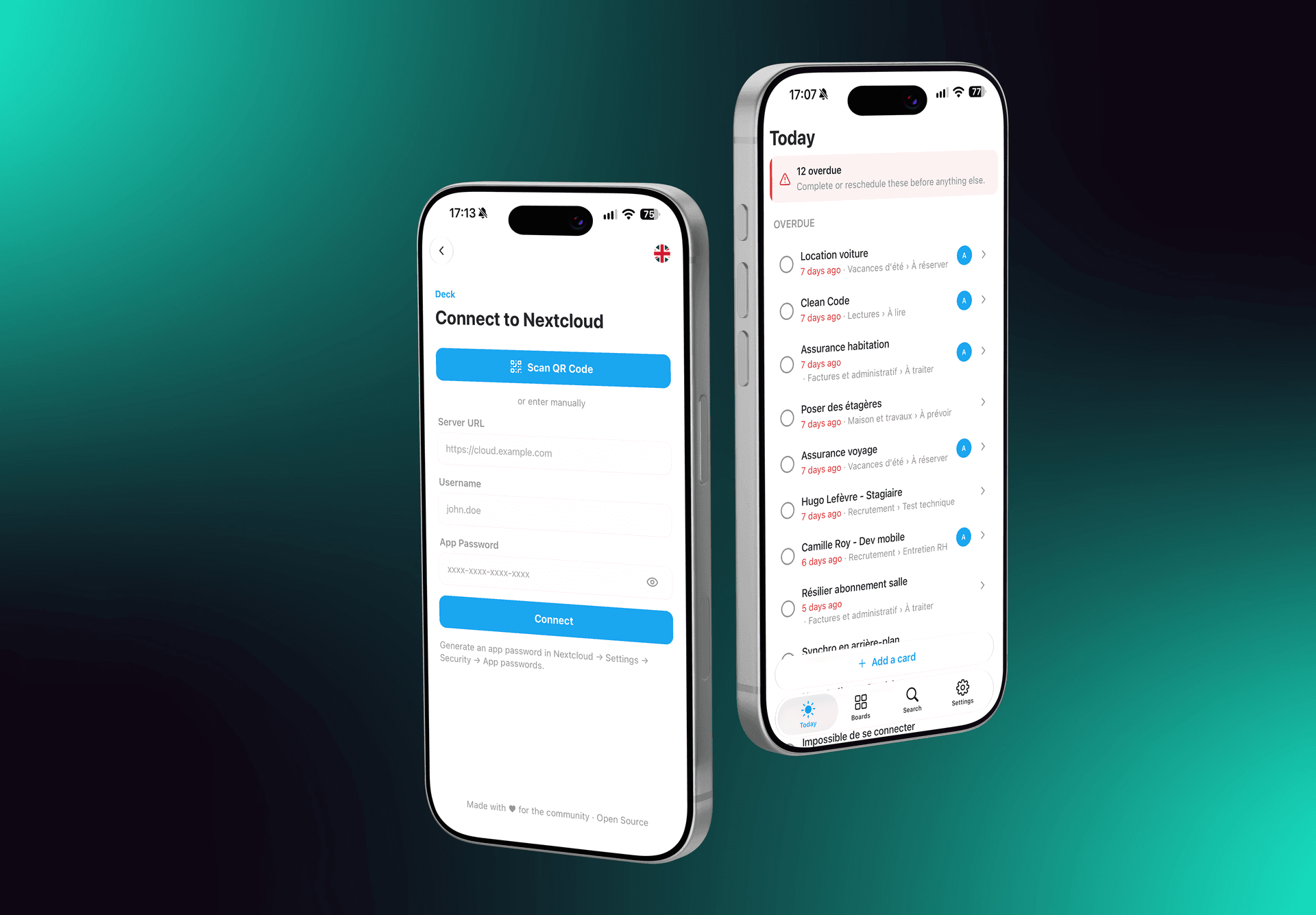 Nextcloud Deck Mobile